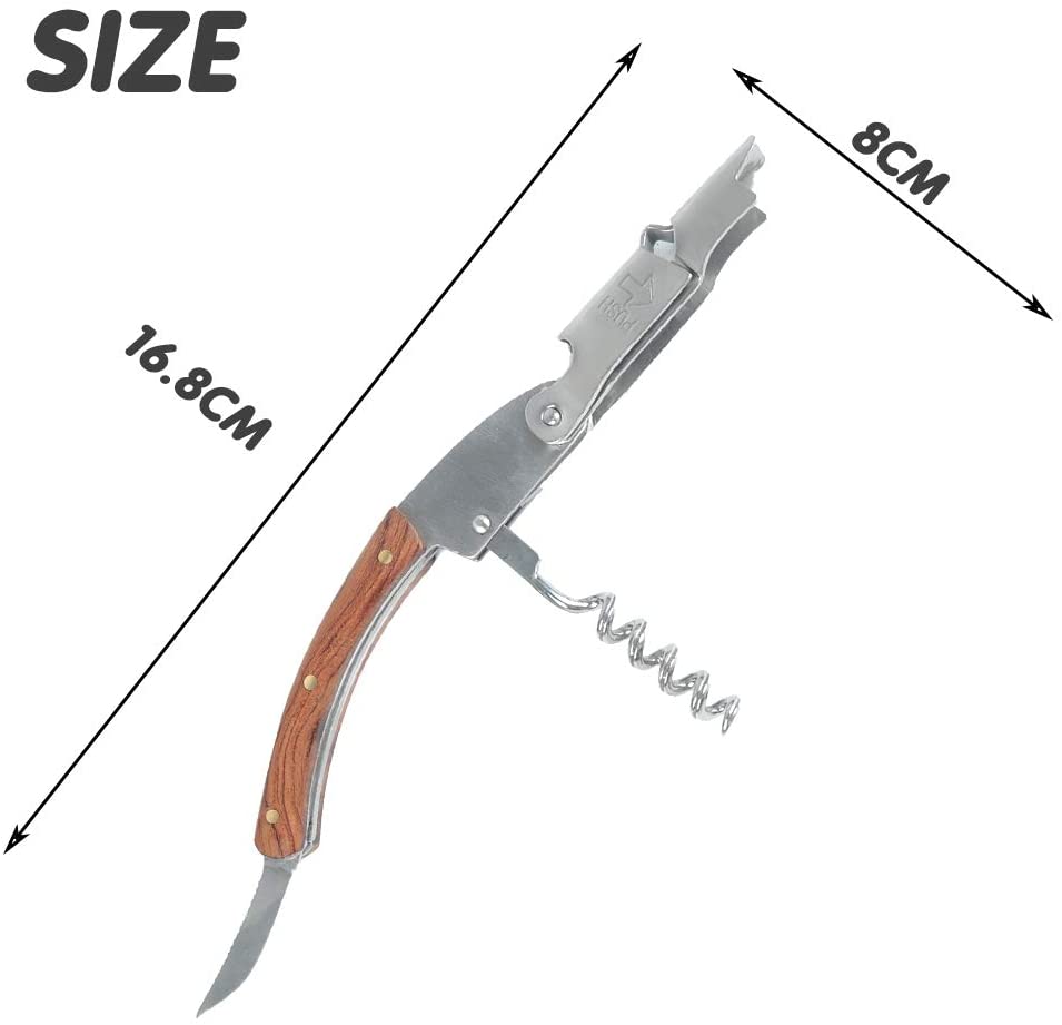 Ανοιχτήρι Κρασιού σε Δερμάτινη Θήκη με Όνομα - Image 2