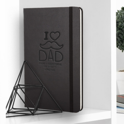 I LOVE DAD, Mε Ονόματα, Σημειωματάριο Δερμάτινο