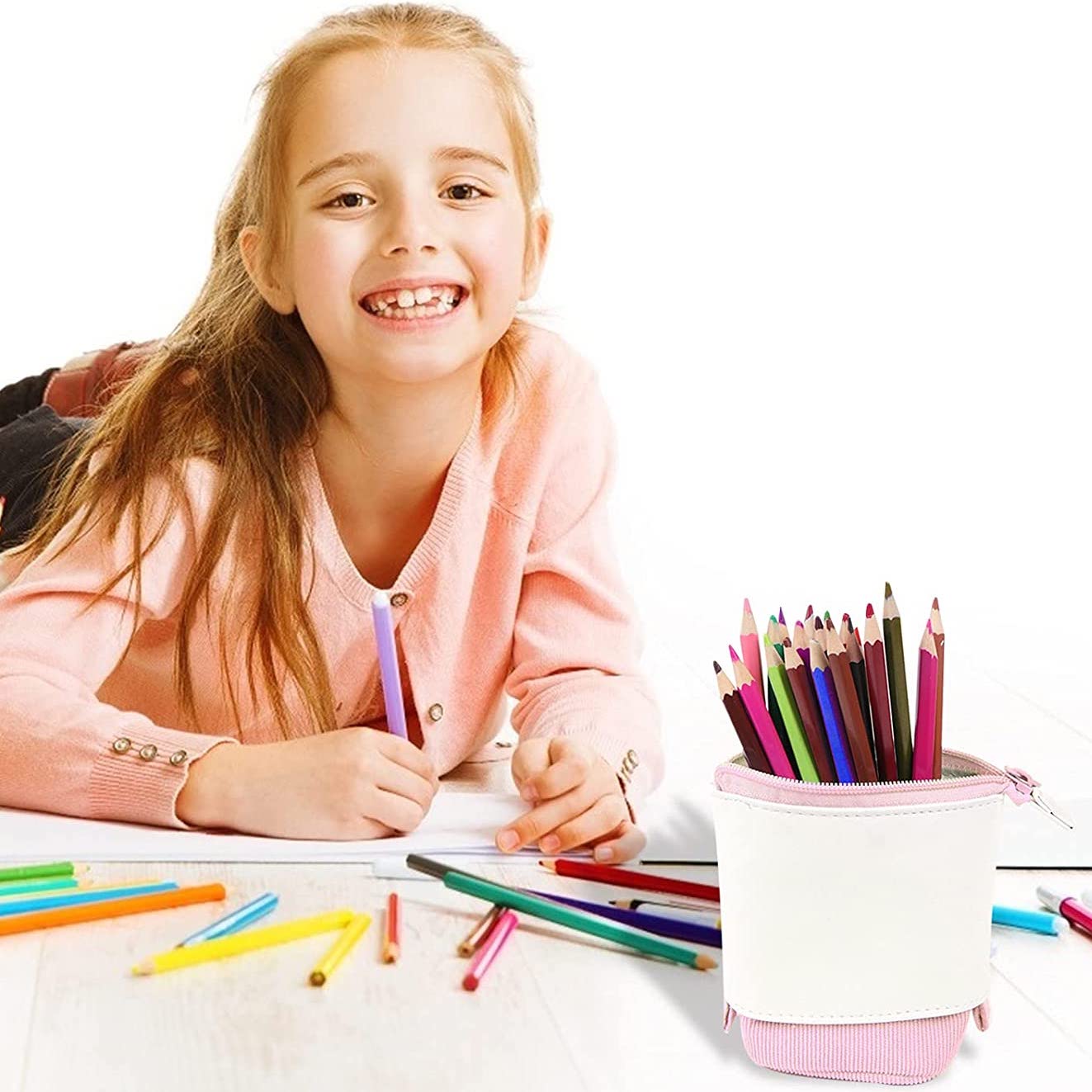 Κασετίνα - Μολυβοθήκη με Ονόματα υφασμάτινη για φίλες - Image 2