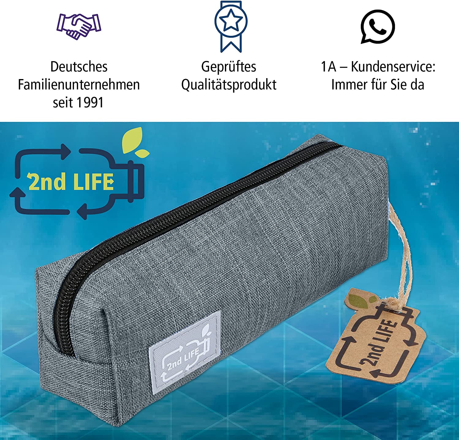 Κασετίνα βαρελάκι, φτιαγμένη από ανακύκλωση ♻︎ PET με Όνομα - Image 4