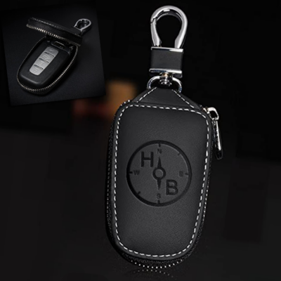 Δερμάτινο Μπρελόκ για κλειδί αυτοκινήτου με Αρχικά