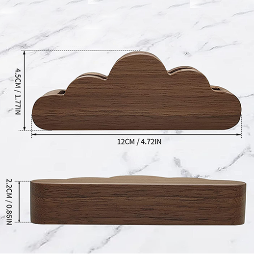 Ξύλινη θήκη για κάρτες με χάραξη Όνομα, Μήνυμα - Image 2