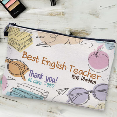 Τσαντάκι για καλλυντικά, Νεσεσέρ, με Όνομα, Μήνυμα