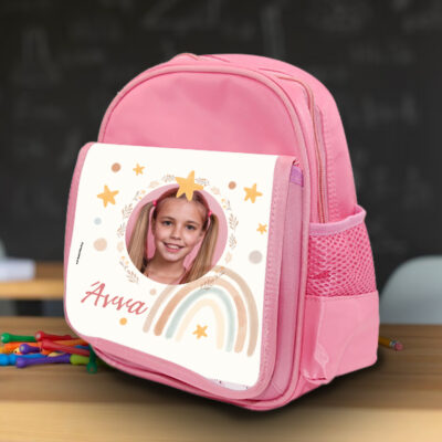 Τσάντα Νηπιαγωγείου για κορίτσια με Φωτογραφία, Έτος Νηπιαγωγείου για Κορίτσι