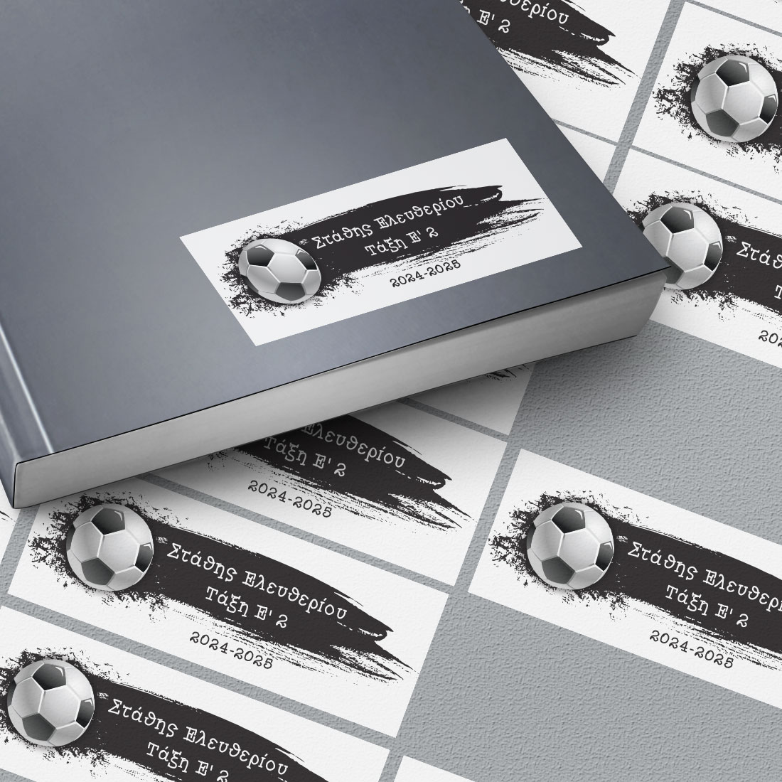 Με χρώμα της ομάδας σας, Αυτοκόλλητες Ετικέτες με Όνομα - Image 3