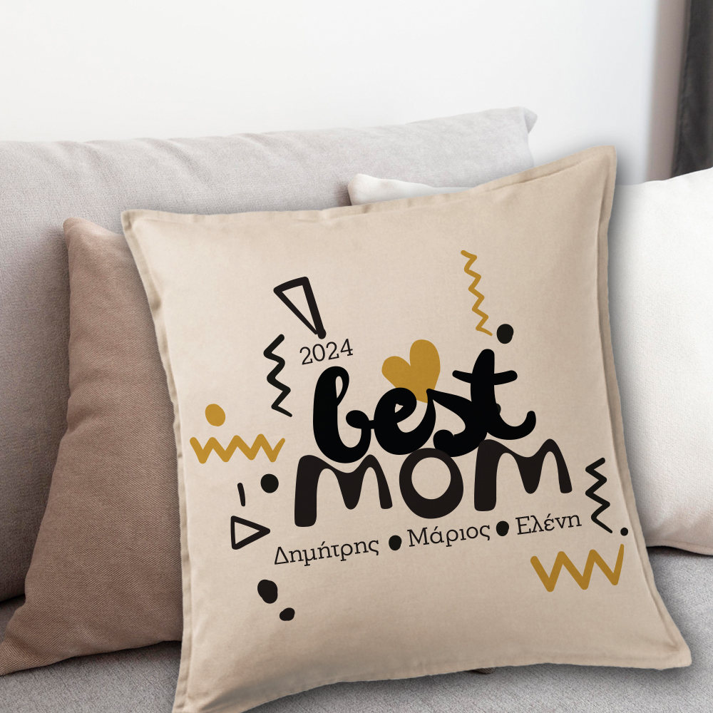 Best με ΄Όνομα, διακοσμητικό Μαξιλάρι για καναπέ