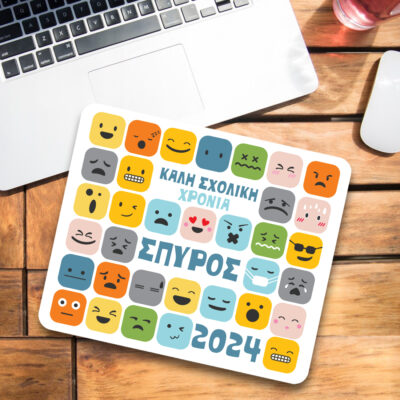 Mousepad με emoticon faces για computer με Όνομα