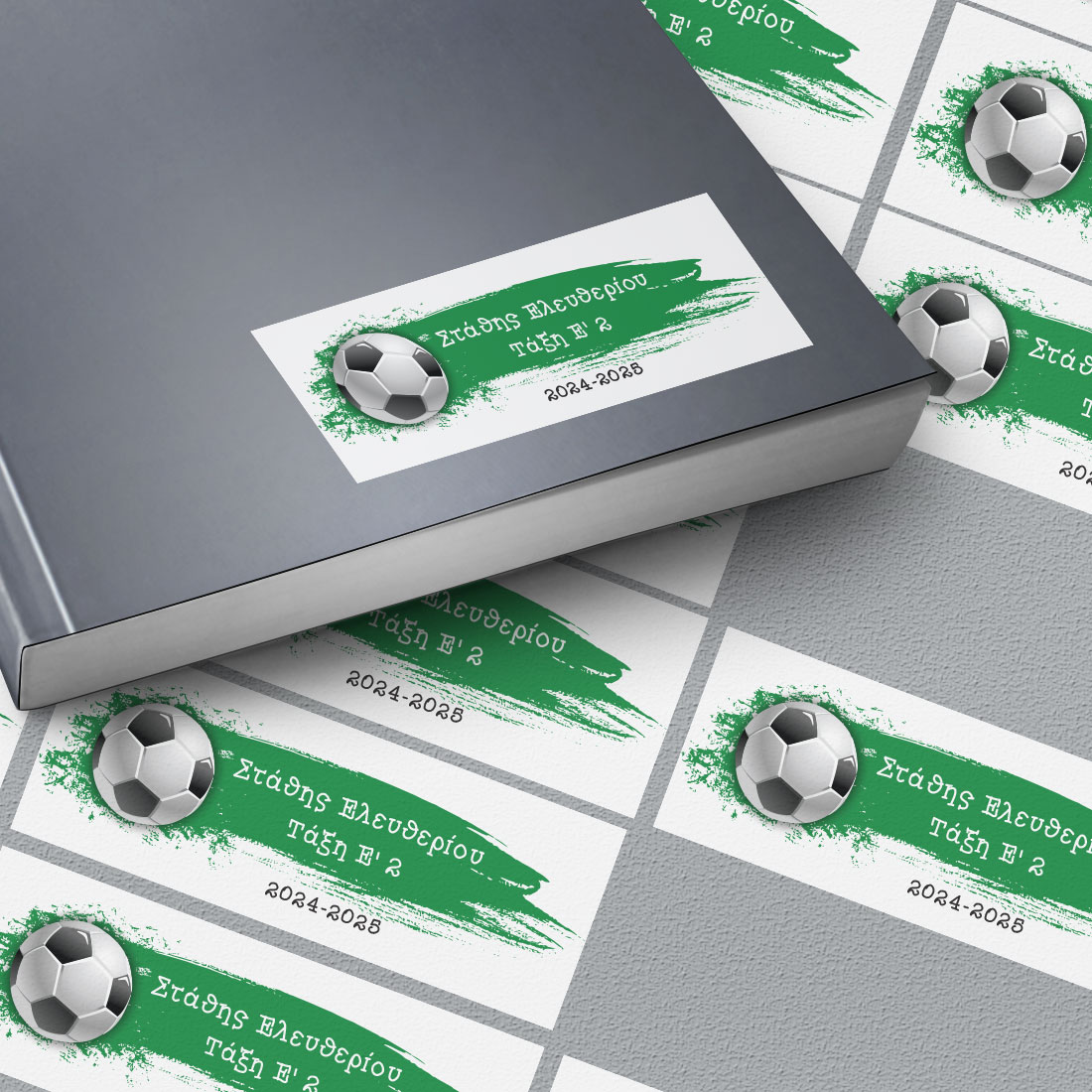 Με χρώμα της ομάδας σας, Αυτοκόλλητες Ετικέτες με Όνομα - Image 2