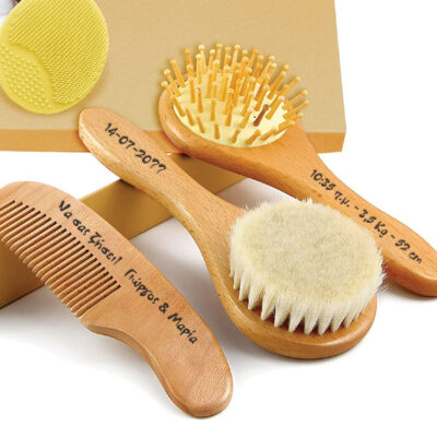 Σετ περιποίησης μωρού Χτένα, Βούρτσα Προσωποποιημένα