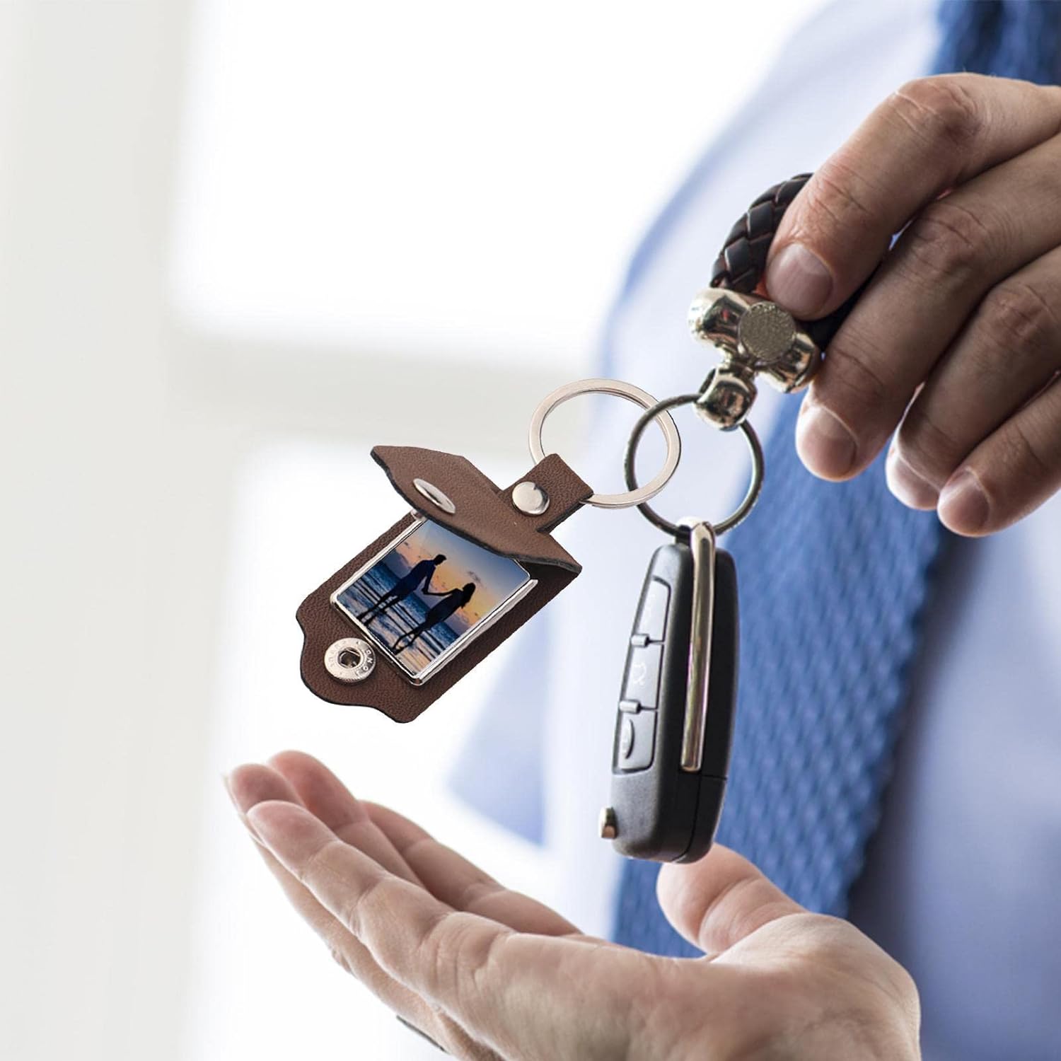 Για Αποφοίτηση Δερμάτινο Μπρελόκ με Φωτογραφία, Όνομα - Image 3