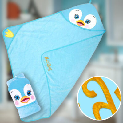 Βρεφικό Μπουρνούζι, Πιγκουίνος Κάπα με Κεντημένο Όνομα