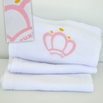 Fleece Κουβερτούλα μωρού με Κέντημα Κορώνα, Όνομα