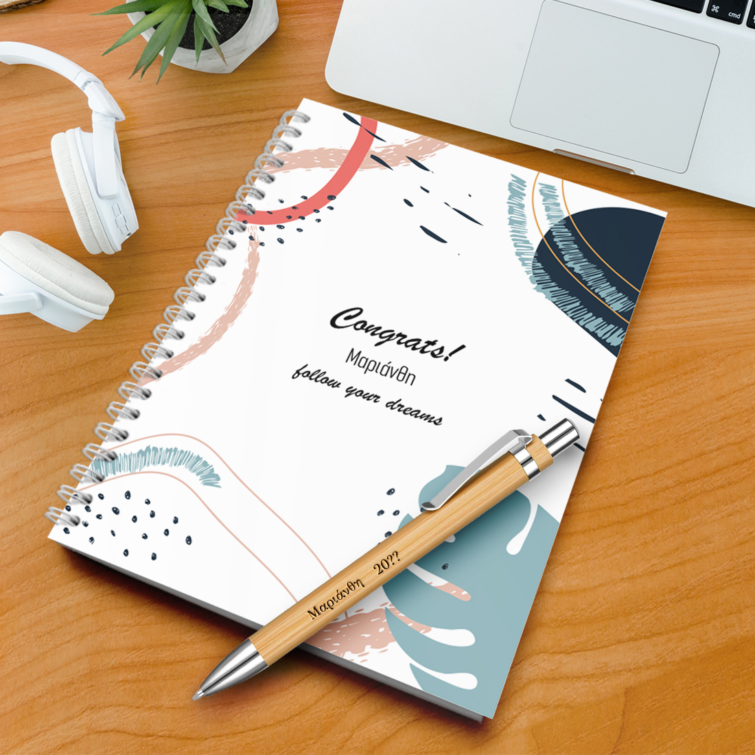 Για Αποφοίτηση Notebook Α5 Σημειώσεων Δερμάτινο με Μήνυμα - Image 3