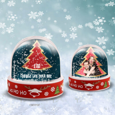 Χιονόμπαλα με Χριστουγεννιάτικο Δένδρο με Ευχές, Φωτογραφία