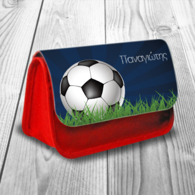 Υφασμάτινη Σχολική Κασετίνα με Μπάλα για Αγόρι