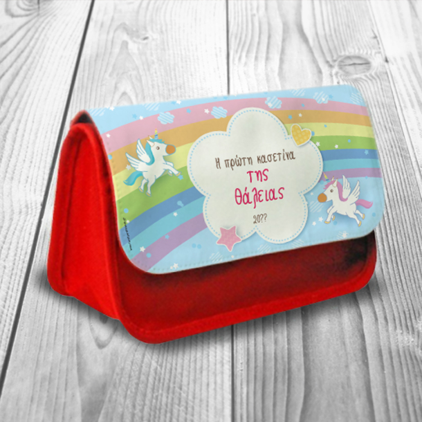 Κασετίνα Προσωποποιημένη Μεταλλική με Σκίτσα και Όνομα, Έτος - Image 4