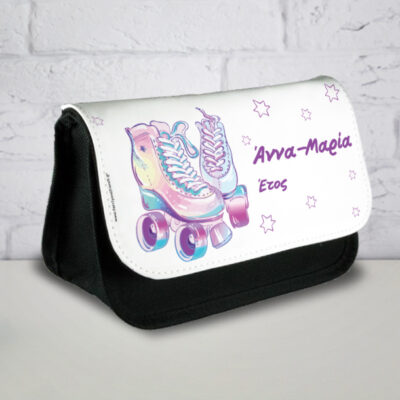 Κασετίνα με πατίνια για Δημοτικό, Γυμνάσιο με Όνομα, Έτος