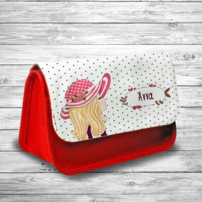 Κασετίνα Σχολική με Σχέδιο Προσωποποιημένη με Όνομα για Κορίτσια