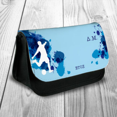 Σχολική Κασετίνα με σκίτσο Ποδοσφαιριστή Προσωποποιημένη με Όνομα