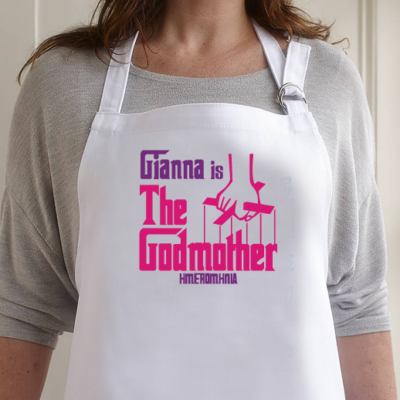 Δώρο για τη Νονά, Ποδιά με Ημερομηνία της Βάφτισης