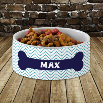 Μπόλ Κεραμικό με Κόκαλο για Σκύλους με Όνομα