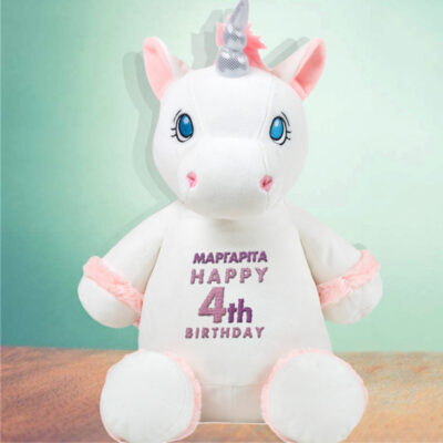 Δώρο Γενεθλίων για Κορίτσια Μονόκερος με Κεντημένο Όνομα, Ηλικία