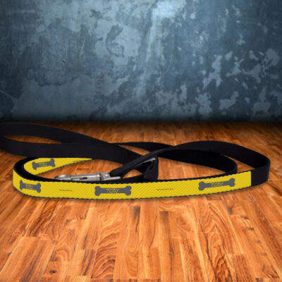 Μαύρο Λουρί για Σκύλους Προσωποποιημένο με Όνομα