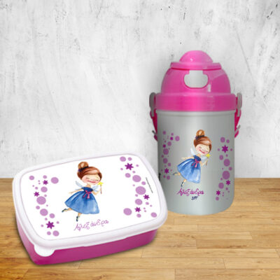 Με Νεράιδα Σετ Παγουρίνο, Φαγητοδοχείο με Όνομα