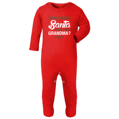 Ολόσωμο Βρεφικό Φορμάκι Χριστουγεννιάτικο, Who needs
