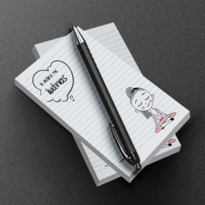 Μπλοκ σημειώσεων Α5, με Όνομα, Μήνυμα - 2 τμχ.