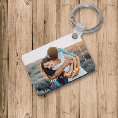 Μπρελόκ με το Μήνυμα που θέλετε και Φωτογραφία