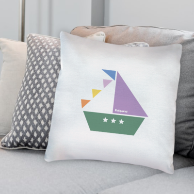 Με Καραβάκι Μαξιλάρι Προσωποποιημένο με Όνομα