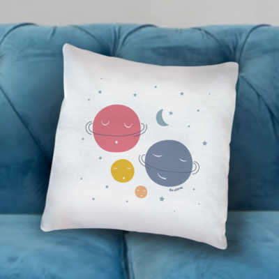 Παιδικό Μαξιλάρι με αστέρια, φεγγάρι Προσωποποιημένο με Όνομα
