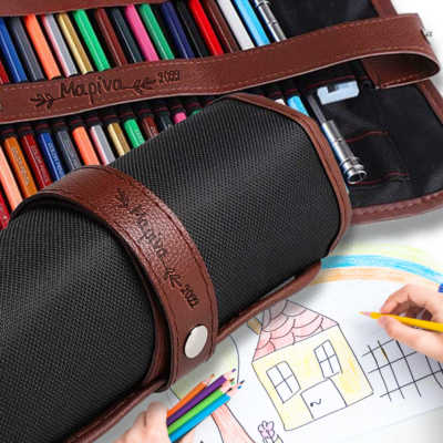 Ξυλομπογιές ζωγραφικής 48 τμχ, σε κασετίνα με Όνομα