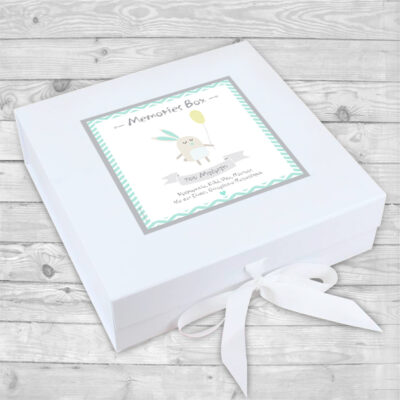 Memories Box, Χάρτινο Πολυτελές Κουτί με κορδέλα, για Νεογέννητα