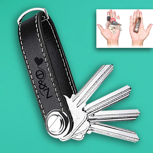 Θήκη για μπράτσο καναπέ Δερμάτινη με Ονόματα, Μήνυμα - Image 3