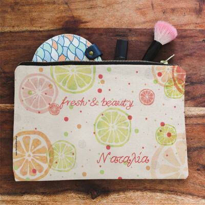 Νεσεσέρ Λινό με παλ χρώματα με Μήνυμα, Όνομα