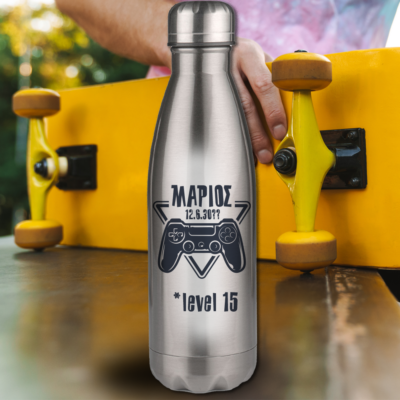 Παγούρι Ανοξείδωτο θερμός με Όνομα, game level