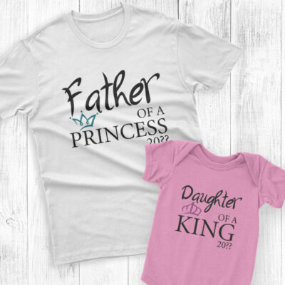 Σετ Μακό, Φορμάκι για Μπαμπά και Κόρη με Κορόνα Princess, King