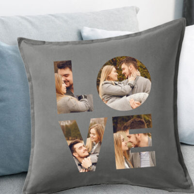 Μαξιλάρι Love με εκτύπωση 4 Φωτογραφίες για Καναπέ