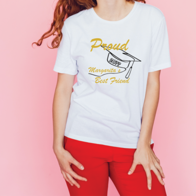 Φτιάξτε Μακό, T-shirt για Αποφοίτηση με Μήνυμα, Ονόματα