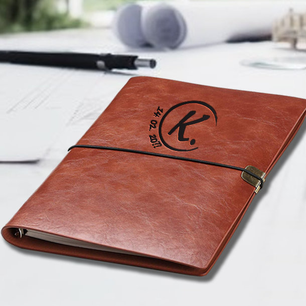 Αρχικό σε Ντοσιέ με Κρίκους, Notebook Δερμάτινο - Image 2