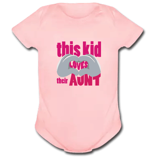 Ροζ Φορμάκι για Κορίτσια This Kid Loves their Aunt