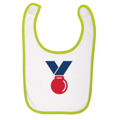 Σαλιάρα Μωρού για Αγοράκι, με Στάμπα Μετάλλιο