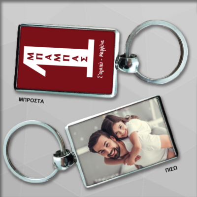 Νο 1 σε Μπρελόκ με Φωτογραφία, Ονόματα, Μήνυμα