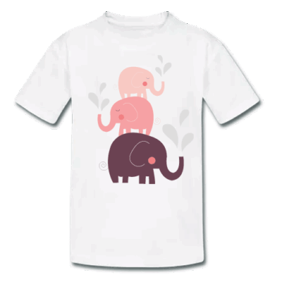 T-shirt Παιδικό με Ελεφαντάκια
