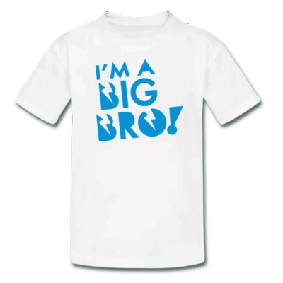 Λευκό Παιδικό Μακό I am a Big Bro