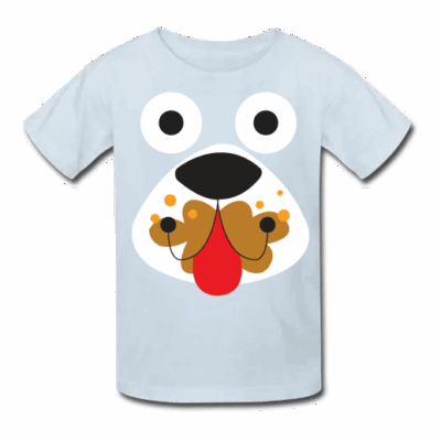 Γαλάζιο Παιδικό Μακό με Σκυλάκι