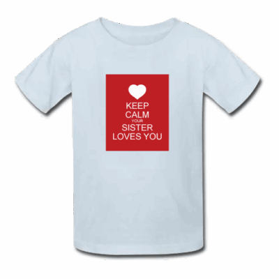 Παιδικό Μπλουζάκι Keep Calm Your Sister Loves You