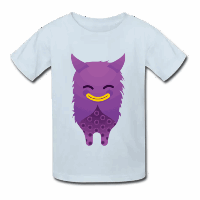 Γαλάζιο Παιδικό Μακό με Τερατάκι